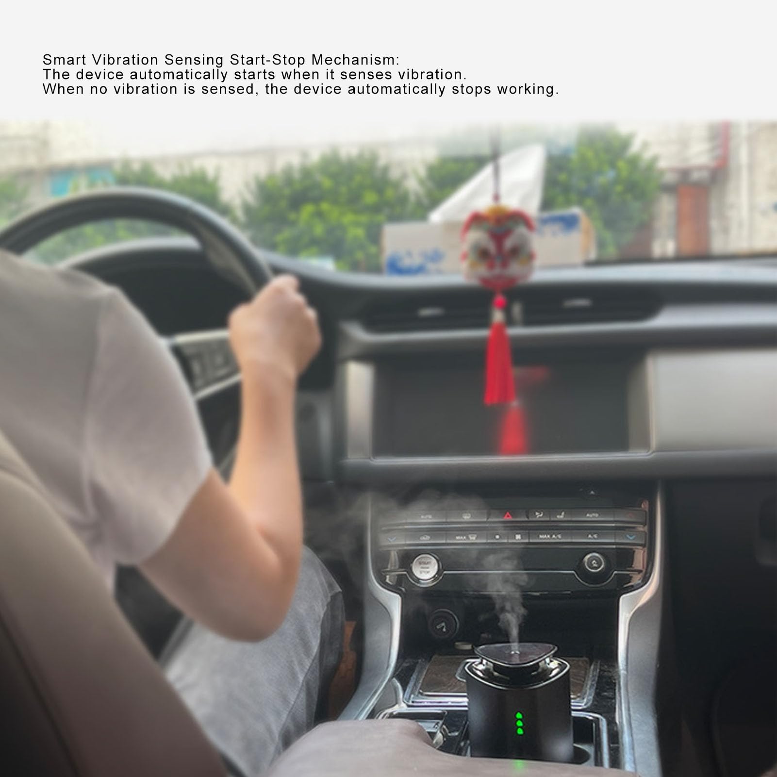 Alomejor Waterless Car Diffuser with Long Battery Life