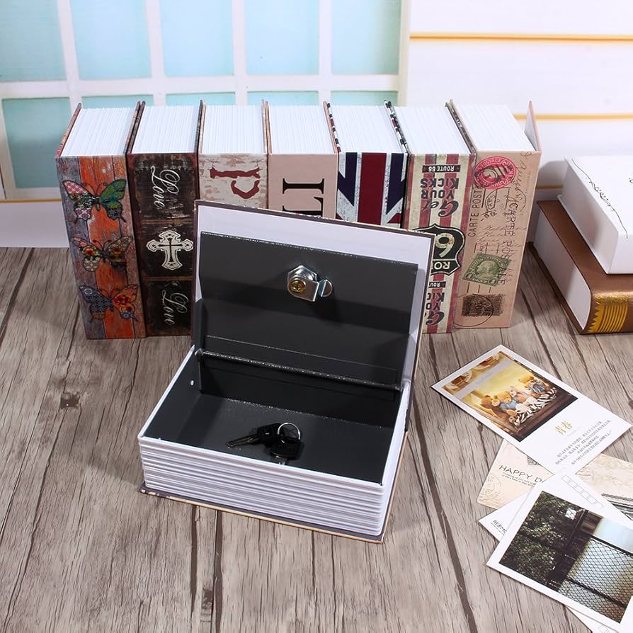 U Brands Book Diversion Safe, 10.8 X 7.8 X 1.77 In., Hidden Combination Lock Cash Money Box, Size: 10.83 X 7.8 - View #2