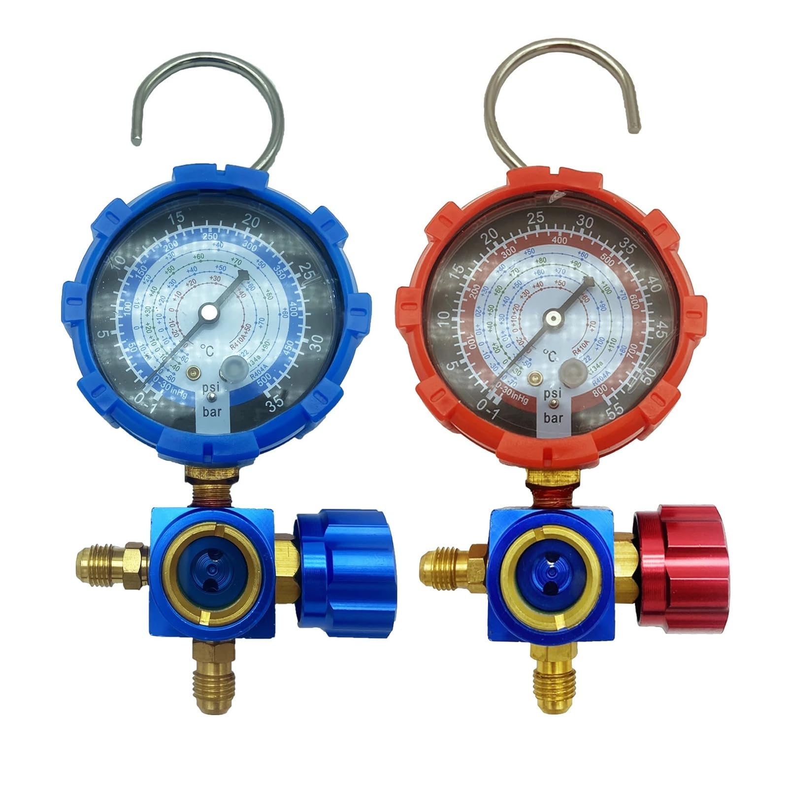 Medidor de presión baja y alta de refrigerante de aire acondicionado for R410A R134A R22 R404A A/C herramienta de carga de refrigerante de diagnóstico Verificación de diagnóstico(HIGH pressure)