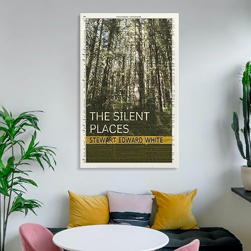 Miniatura 6 de MOJDI A Quiet Place by Stuart Edward White. Book Cover Art Printed Poster-gigapixel-scale-2x Canvas Painting Wall Art Poster for Bedroom Living Room