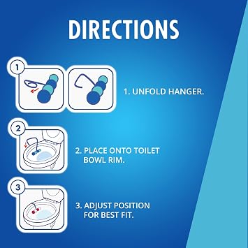 Soft Scrub 4-in-1 Rim Hanger Toilet Bowl Cleaner, Sapphire Waters, 2 Count | Fights stubborn ring and buildup, Fresh scent lasts up to 4 weeks, Prevents future residue, Includes 2 rim hangers