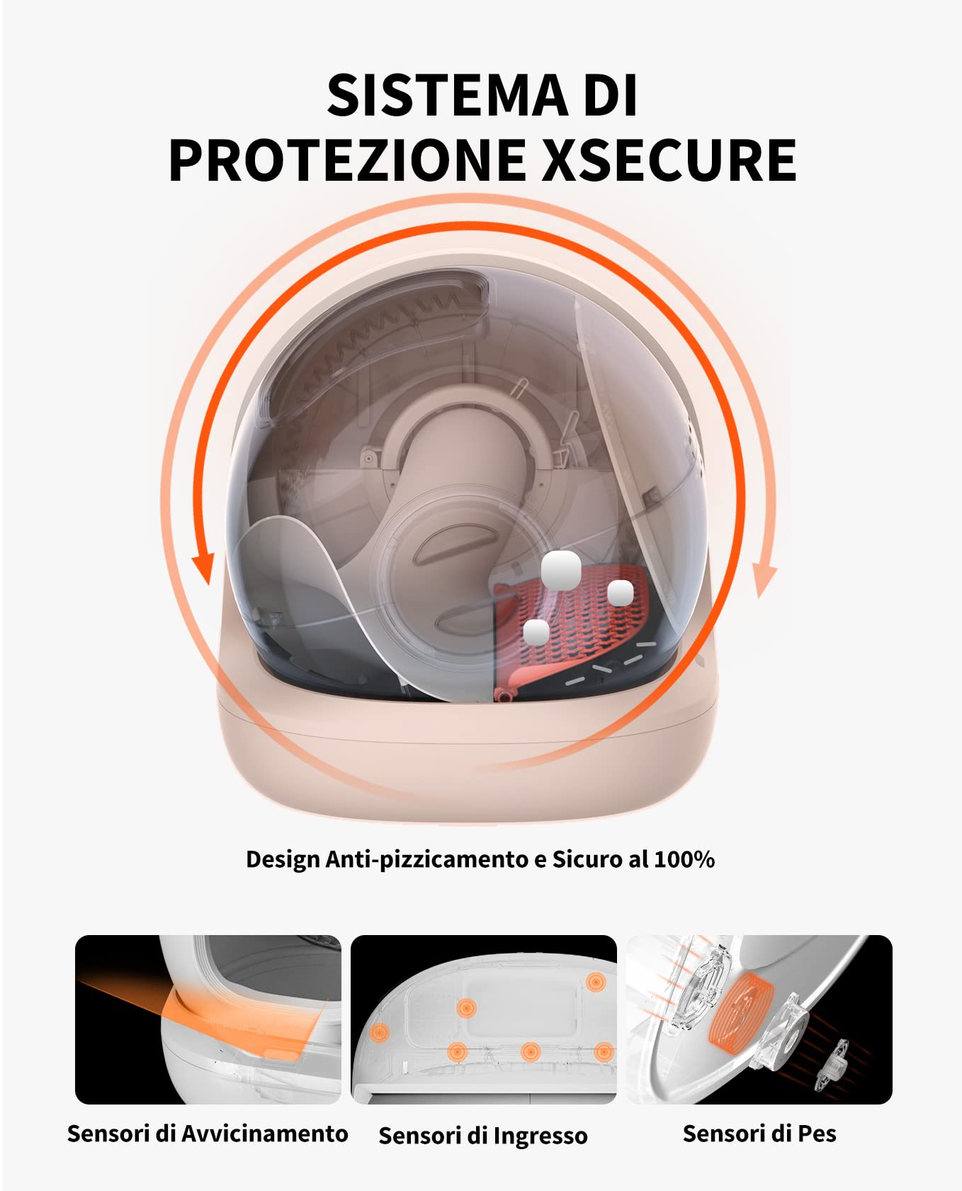 PETKIT Pura Max Lettiera Gatto Autopulente, Lettiera Automatica per Gatti,Capacità Massima 76L,XSecure,Antiodore,Controllo APP per Più Gatti(Non Contiene Spray Deodorante)