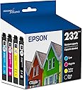 Epson 232 Claria Ink Standard Capacity Black & Color Cartridge Combo Pack (T232120-BCS) Works with WorkForce WF-2930, 2950 and Expression XP-4200, 4205