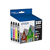EPSON 232 Claria Ink Standard Capacity Black & Color Cartridge Combo Pack (T232120-BCS) Works with WorkForce WF-2930, 2950 and Expression XP-4200, 4205