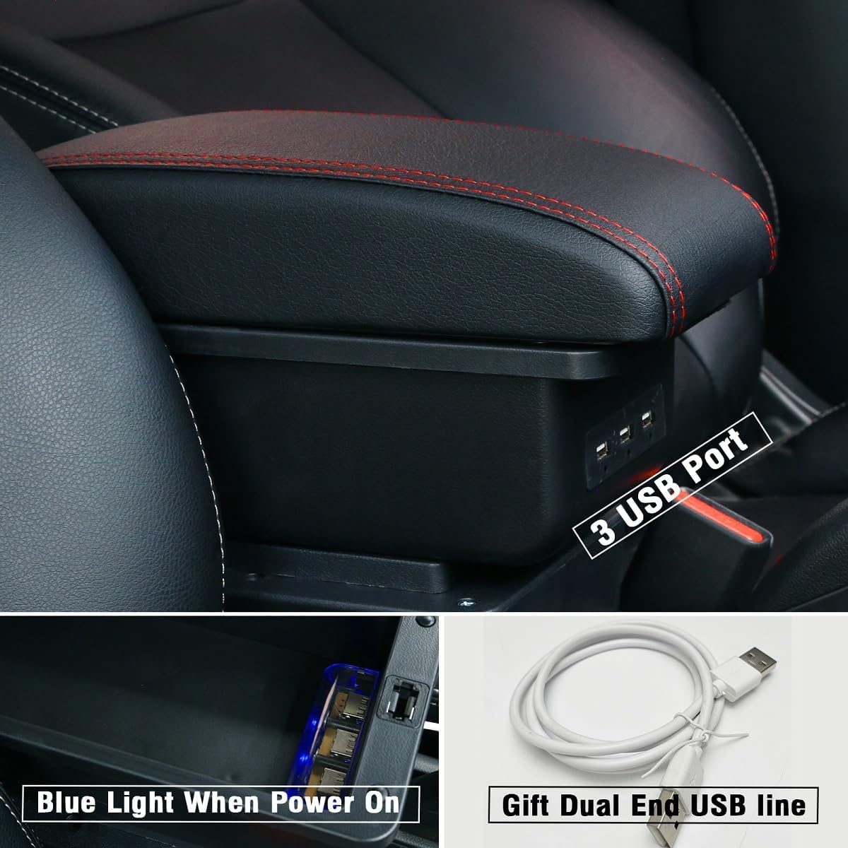 For Citroen C4 Hatchback Armrest Box For Citroen C4 Car Armrest Box Storage Box Interior - View #2