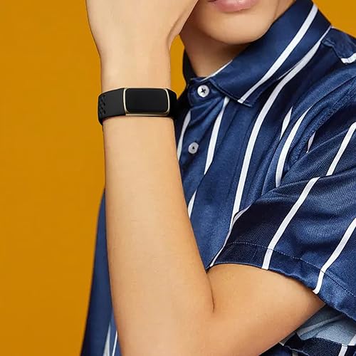 Miniatura 6 de Correas deportivas transpirables  Compatible con Fitbit Charge 6Fitbit Charge 5 Bands, correa de silicona suave impermeable de repuesto para Charge