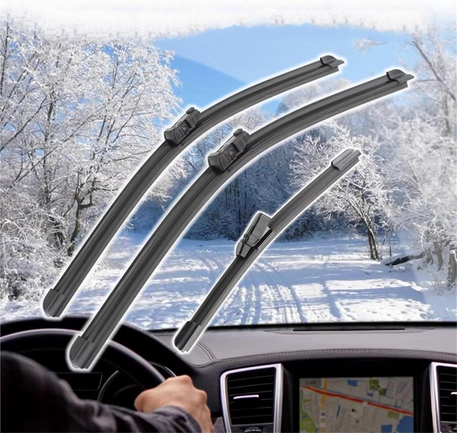 Compatible With Opel Corsa D E 2006-2010 2011 2012 2013 2014 26"+16"+12" Windshield Windscreen Window Front And Rear Wiper Blades Car Windshield Wipers
