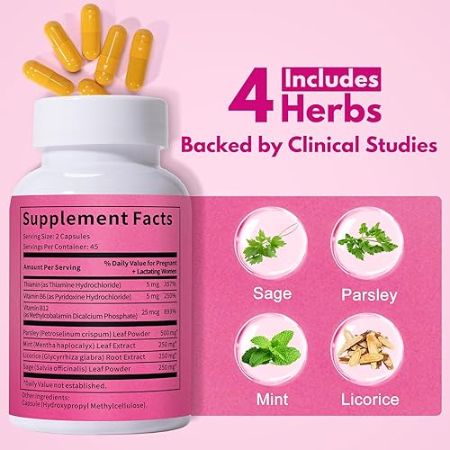 Miniatura 3 de Productos para detener la lactancia materna, destete para mujeres, suministro de leche materna seca, deja de bombear y sin congestión, reducción