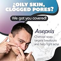 Vista 2 de Asepxia jabón limpiador de carbón 4oz