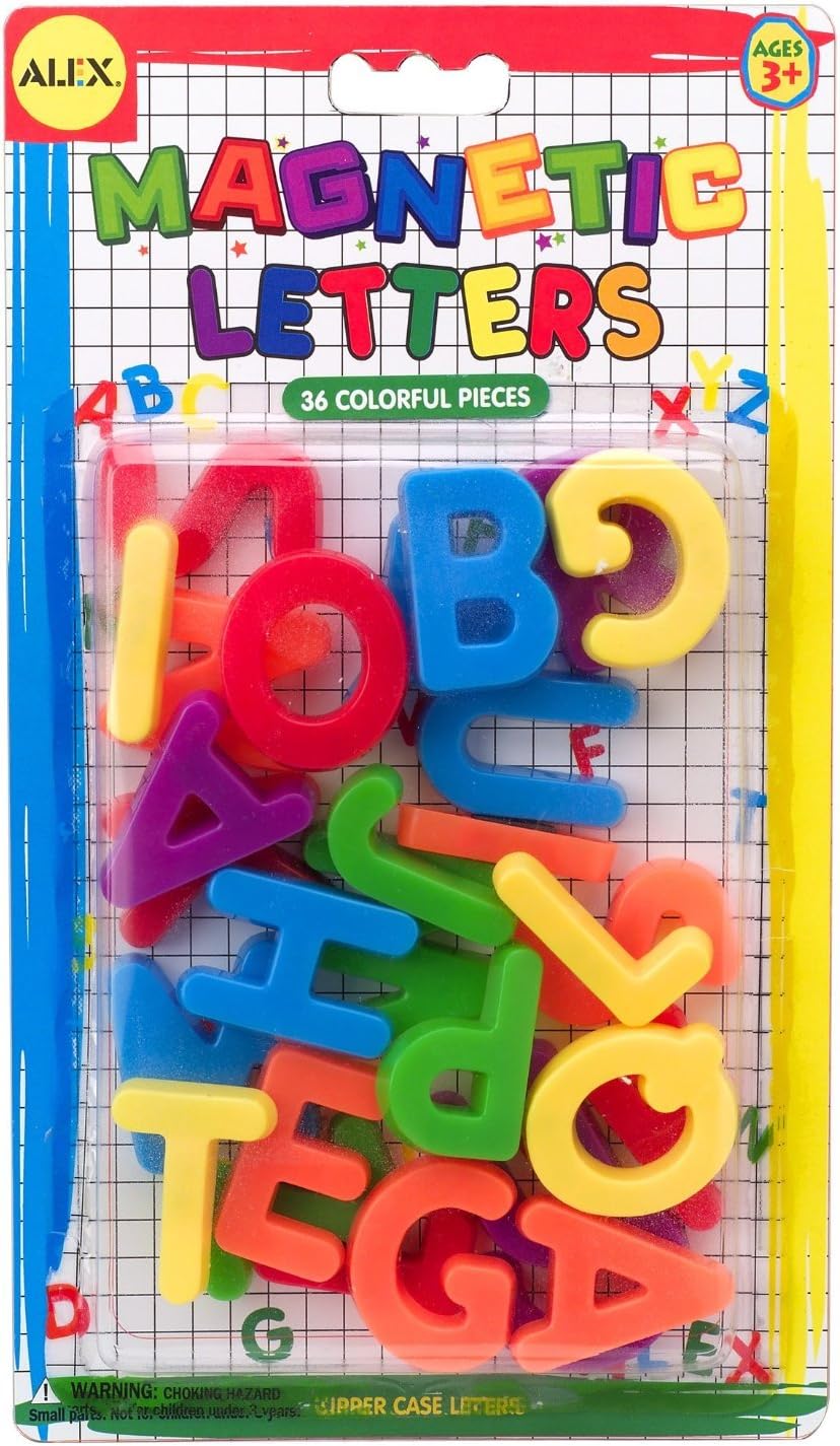 Alex Artist Studio Magnetic Letters Kids Art and Craft Activity