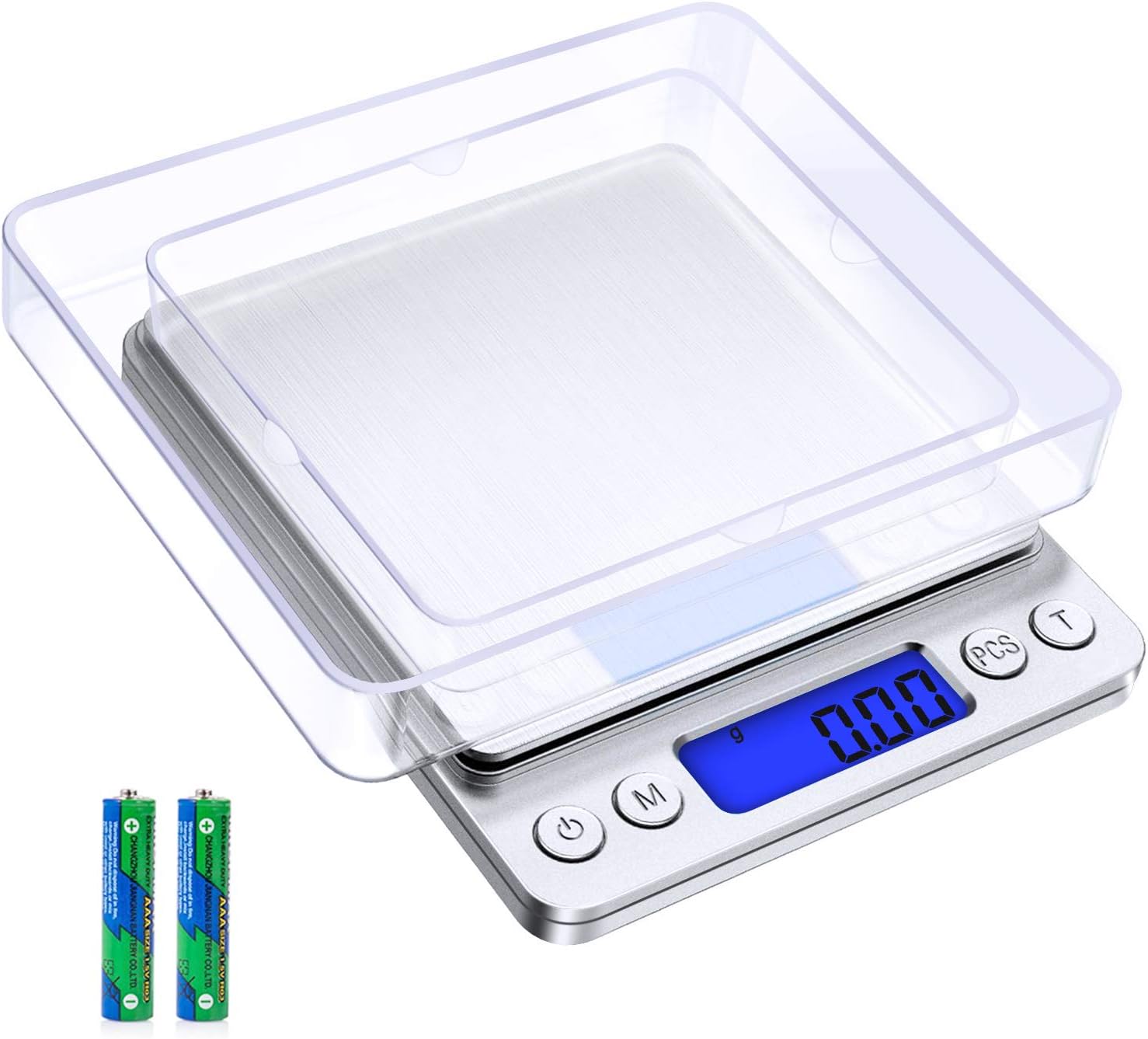 Diyife Rechargeable Food Scale, 22lb Digital Kitchen Scale, Waterproof Cooking Baking Weighing Scale, 0.05oz/1g Precise Graduation