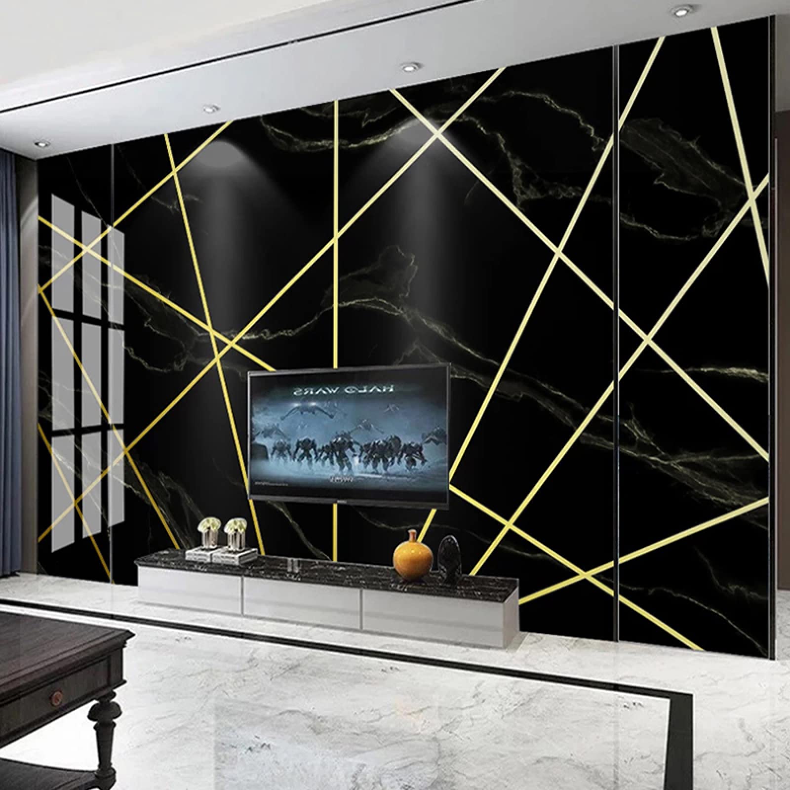 Tapices Para Pared Mural De Pared Con Textura De Pizarra De Ladrillos  Negros, Papel Tapiz De Foto Retro 3D, Decoración Del Hogar, Fondo De  Televisión, Pintura De Pared Grande Para Sala De, image size:1600x1600