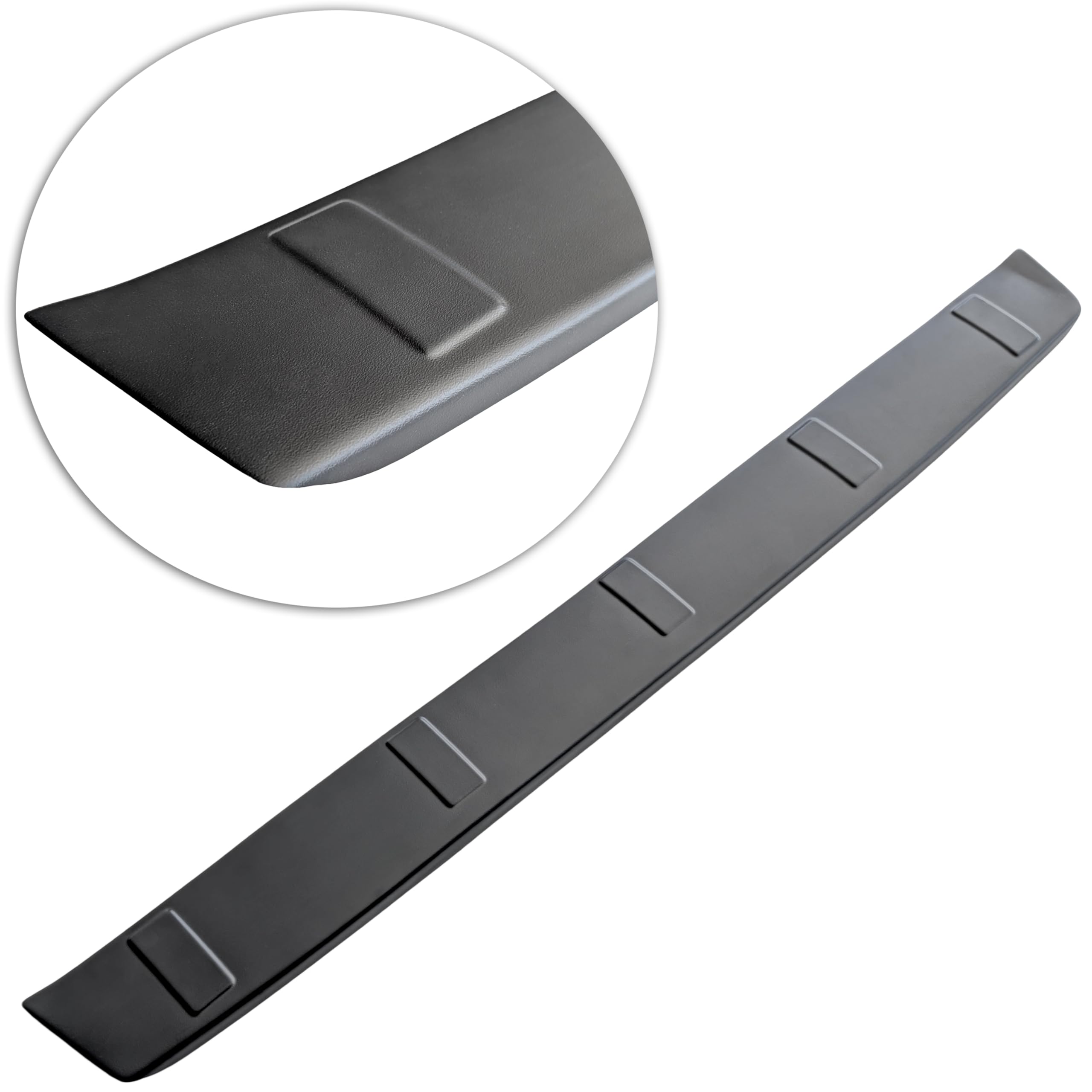 RECAMBO | Protector de Parachoques Trasero de plástico ABS | Compatible con Mercedes Vito/Clase V / W447 / año a Partir de 2014 | Resistente y Ajuste Protección Borde de Carga