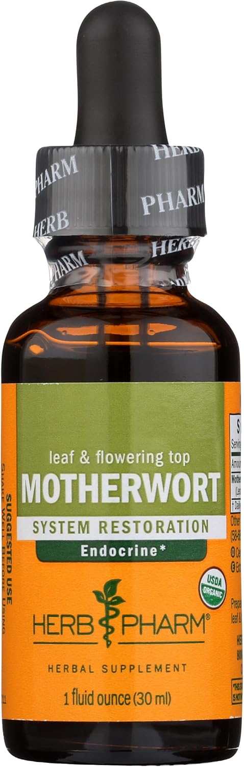 Herb Pharm Certified Organic Motherwort Liquid Extract for Endocrine System Support - 1 Ounce - Image 4