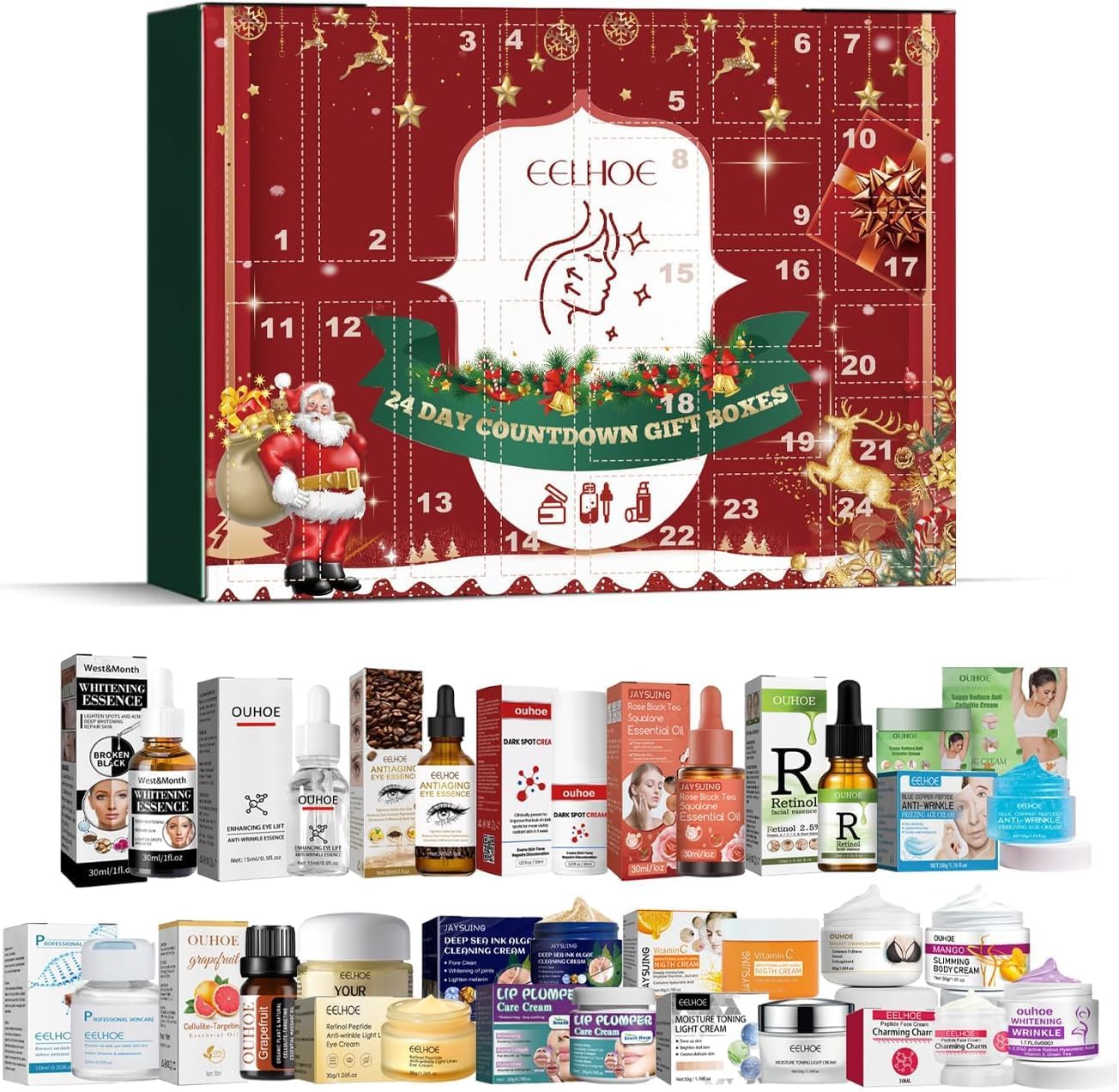 2024 Limited Edition Advent Calendar Skincare Essence,24pcs