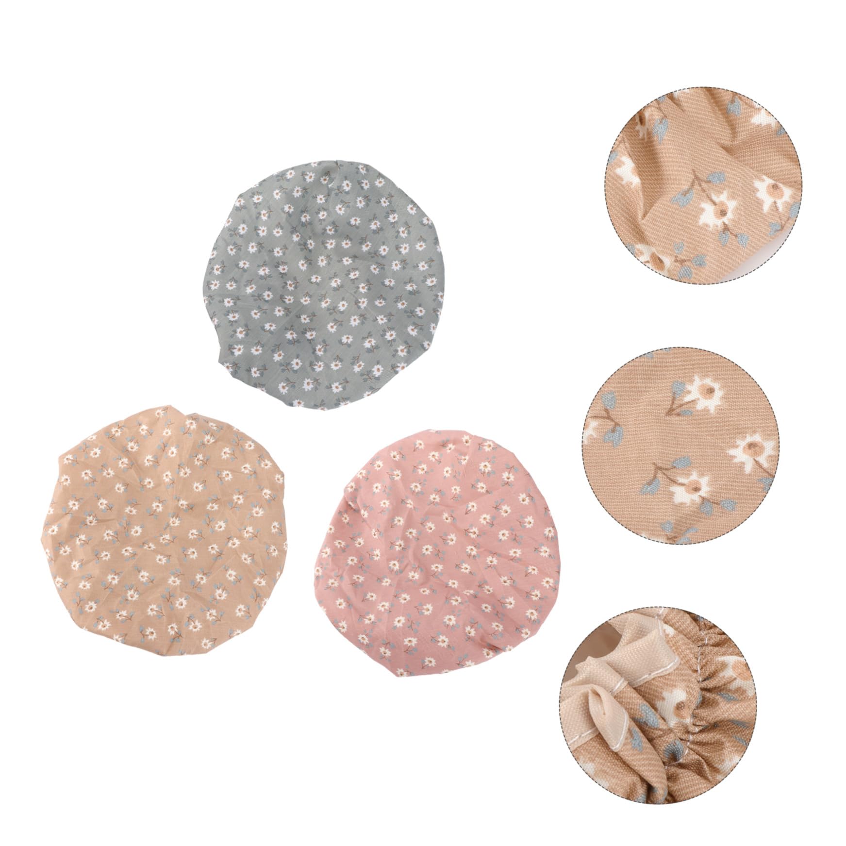 Housoutil 9 Piezas gorro ducha gorro de ducha shower cap gorras impermeables gorra impermeable sombrero impermeable gorro de piscina cabello gorra de pelo gorro de natación Perder