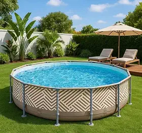 Piscina de Armarção Circular 7.200 litros