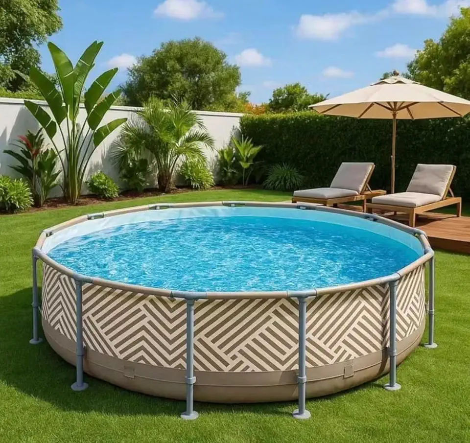 Piscina de Armarção Circular 7.200 litros