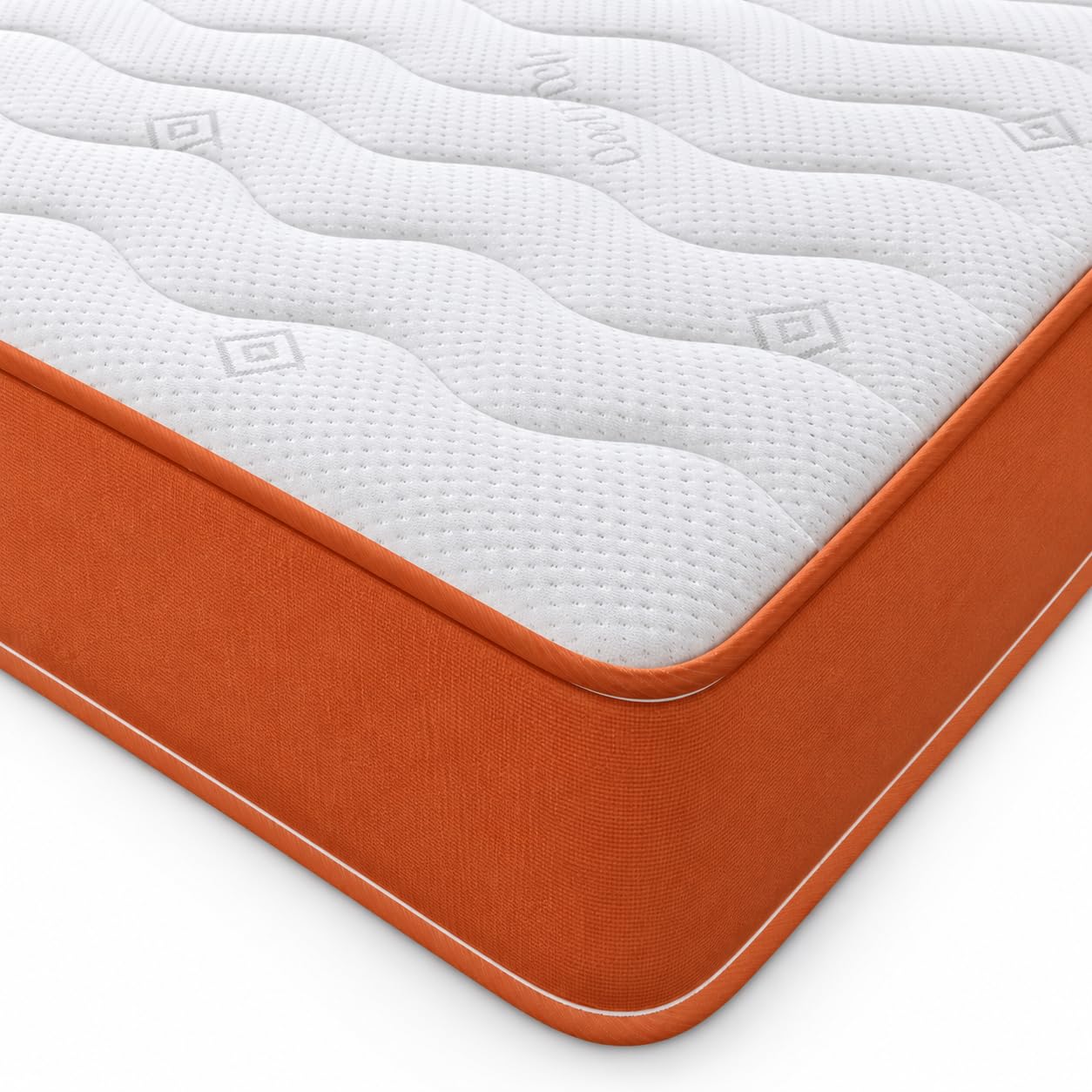 eXtreme comfort ltd Cooltouch Essentials Orange Small Single Mattress | Hybrid Design, Foam Layer, Bonnel Spring, Soft Comfort Firmness, 2ft6 x 6ft3 (75 x 190 x 18cm)