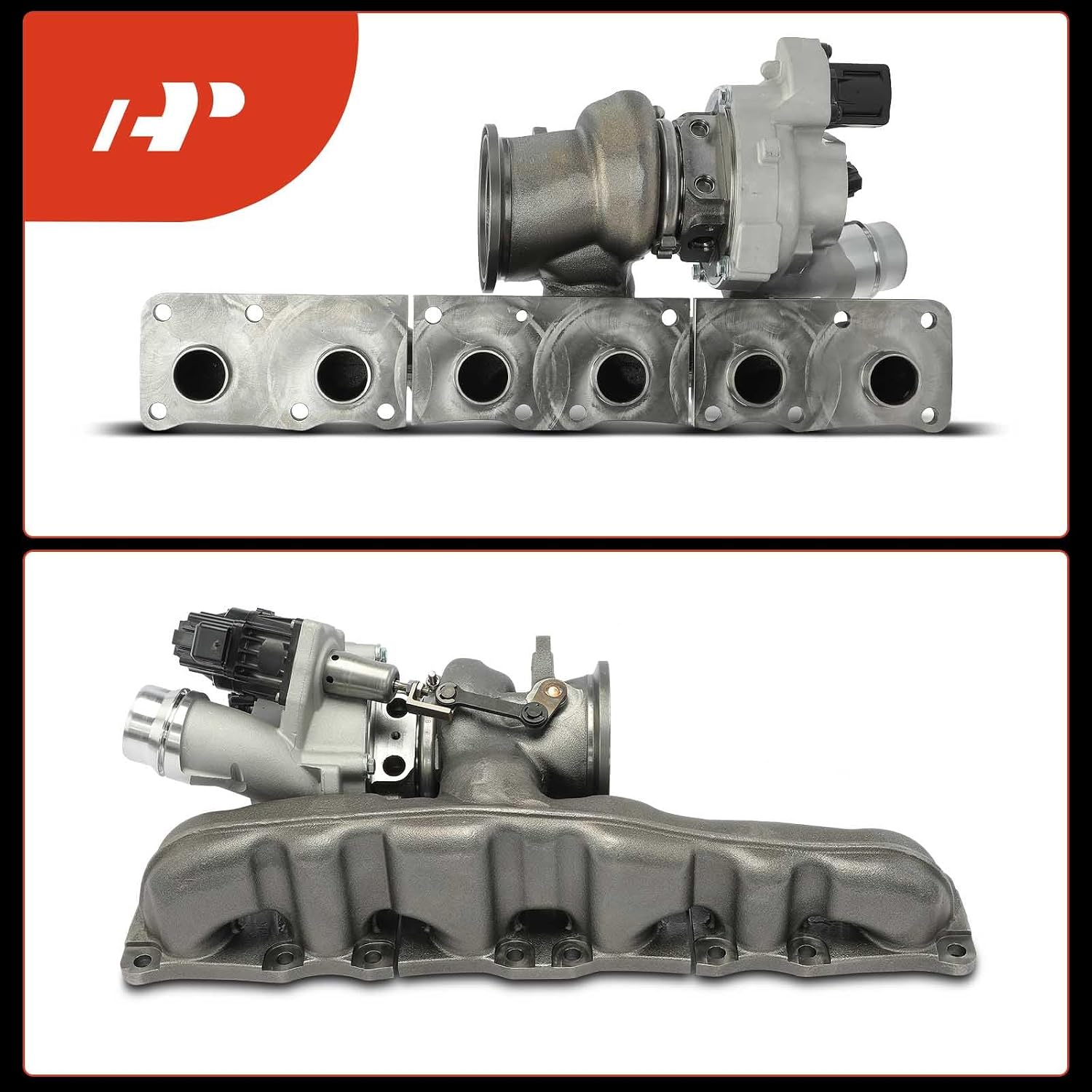 A-Premium B03, N55 Complete Turbocharger Turbo Kit Compatible with BMW Models - 335i, 335i GT xDrive, 335i xDrive, X5, 535i, 535i GT, 535i xDrive, 435i, 435i Gran Coupe, 435i xDrive Gran Coupe