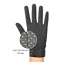 Onekbhalo PVC Dotted Tennis Cricket Batting Gloves -Recommended for Soft Ball only (Alpha Gold Black, Mens) gallery image