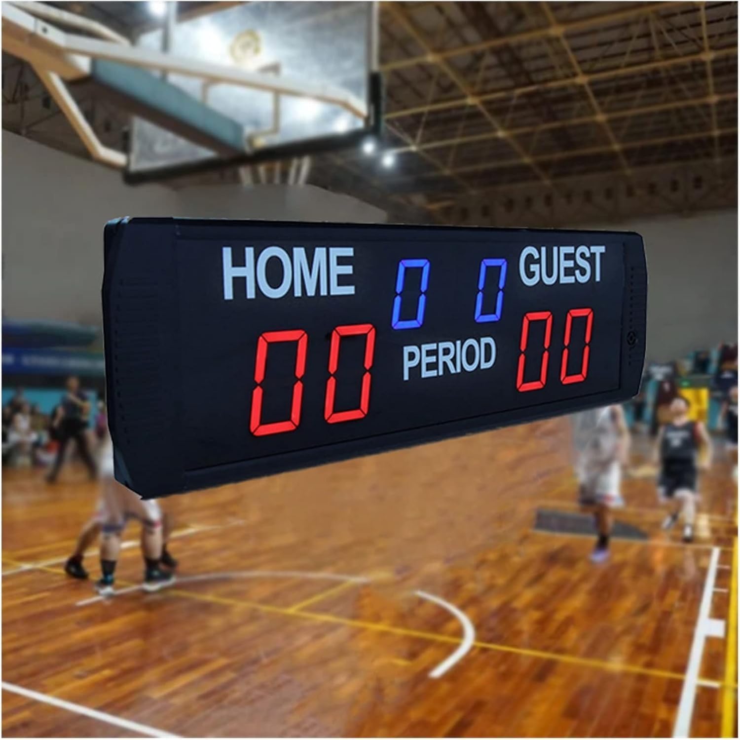 TIST Basketball Scoreboard Portable Scoreboard Wall Mounted Electronic LED Football Digital Scoreboard