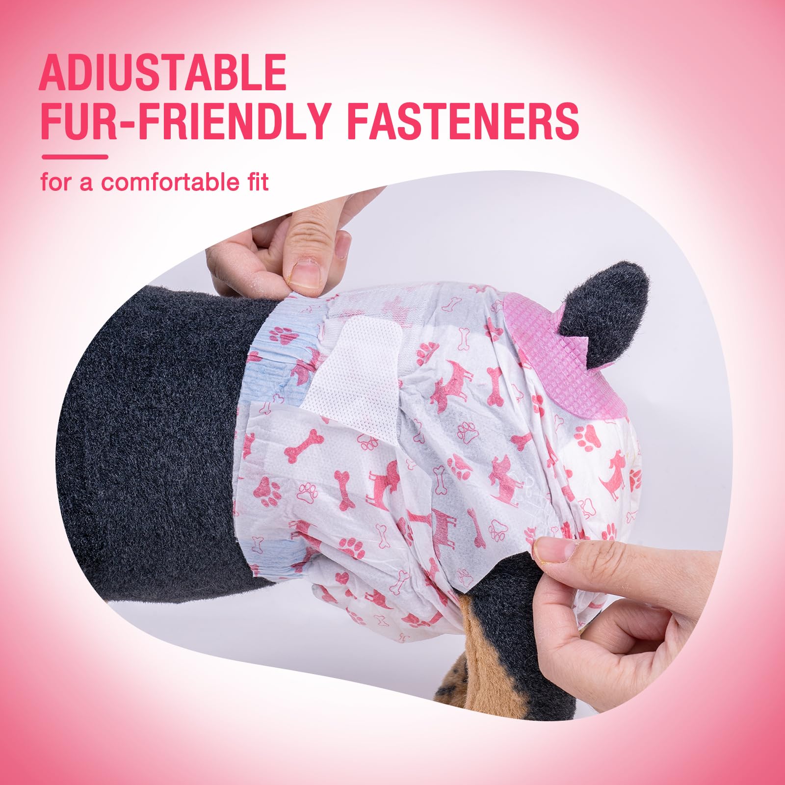 Pannolini Per Cagne Pet Soft - 20 Pezzi Usa E Getta Con Foro Per Coda Regolabile, Assorbenti E Comodi - Foto 4