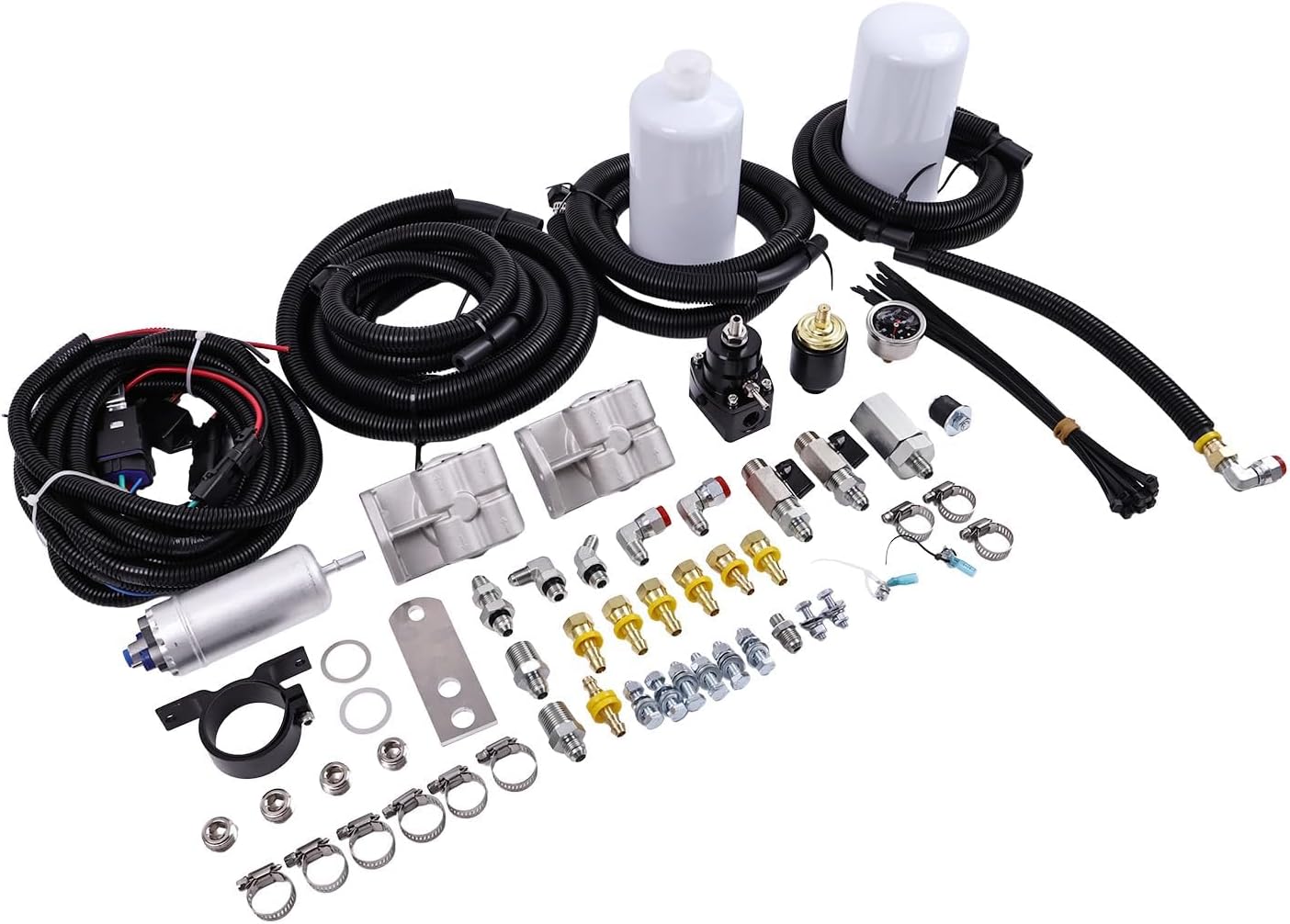 JZGRDN Complete Electric Fuel Pump Conversion Kit Compatible with OBS Ford E-350 F-250 F-350 F-Super Duty 7.3L Powerstroke 1994-1997