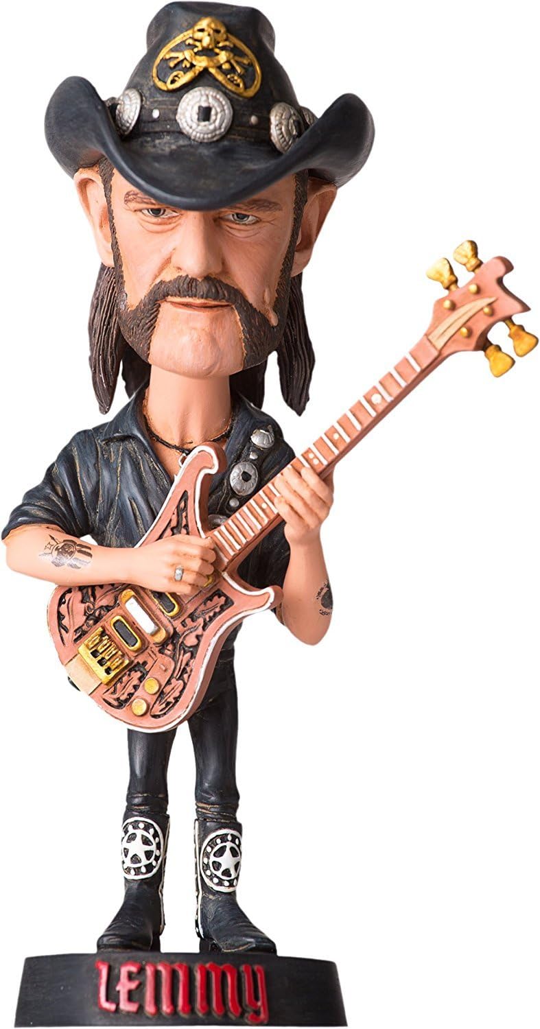 Lemmy Kilmister Bobble Head Novelty 3 x 7in
