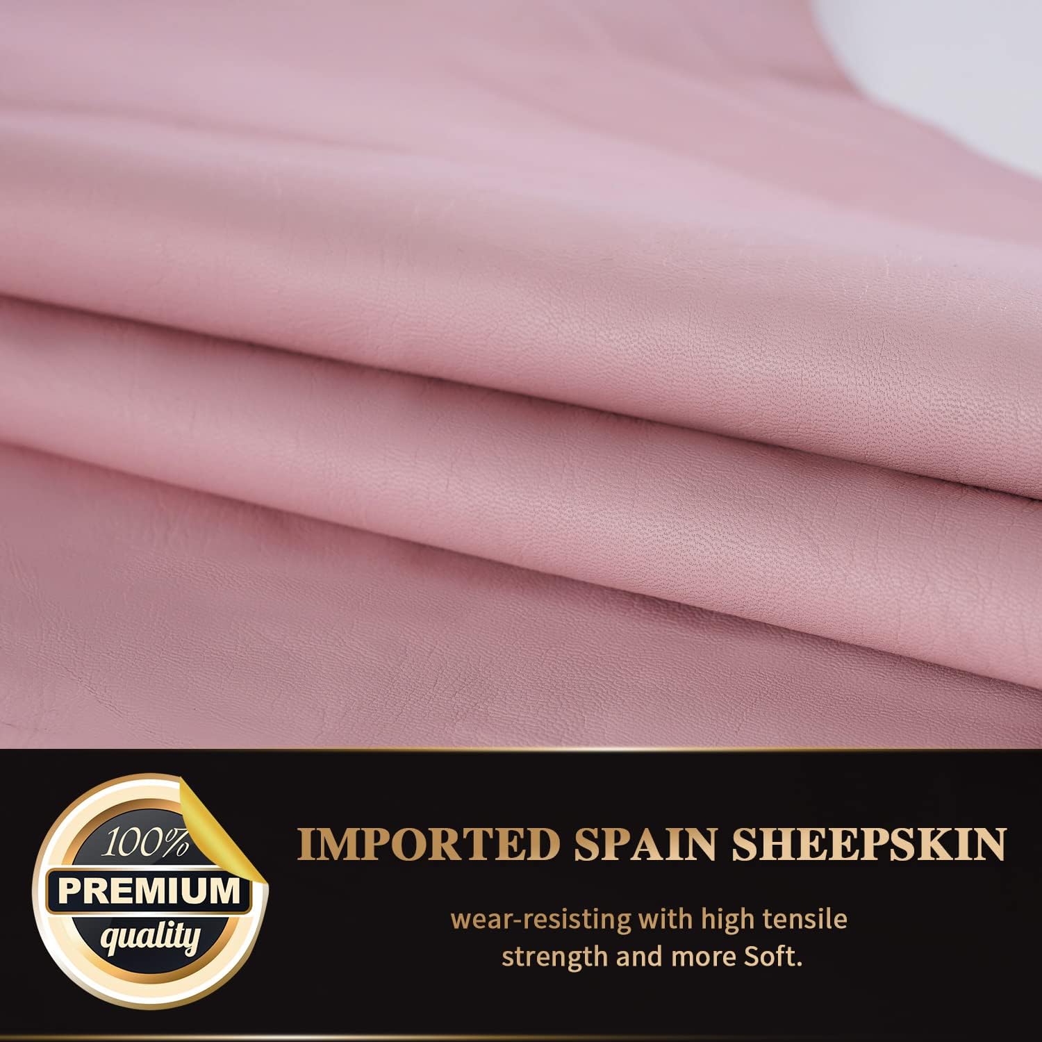 GSG Women Fingerless Leather Gloves - Driving Motorcycle Biker Gloves - Unlined Half Finger - Image 6