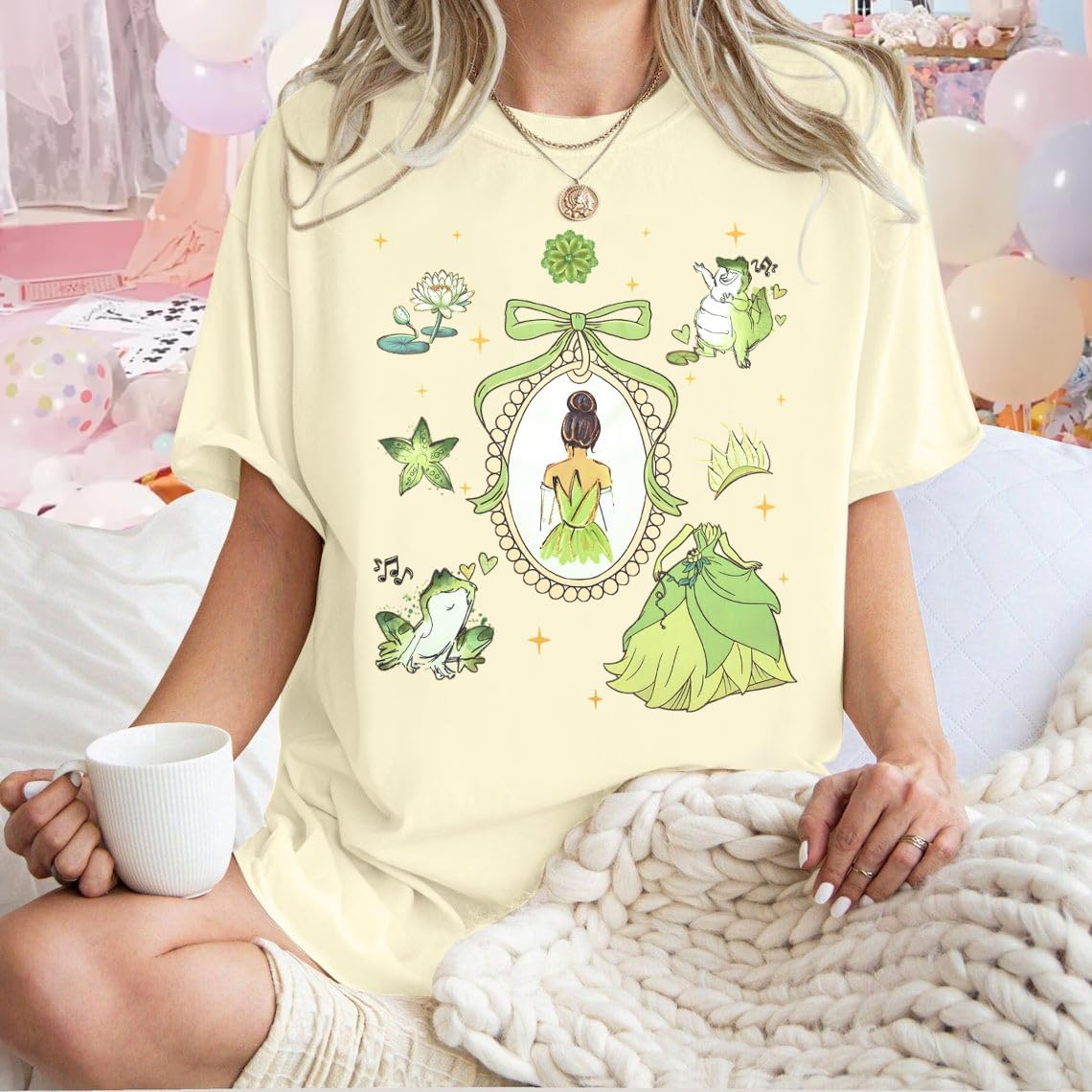 Oversized Magical Shirt Women Princess T-Shirt Magic Kingdom Shirts Family Vacation Castle Tee Tops - Image 2