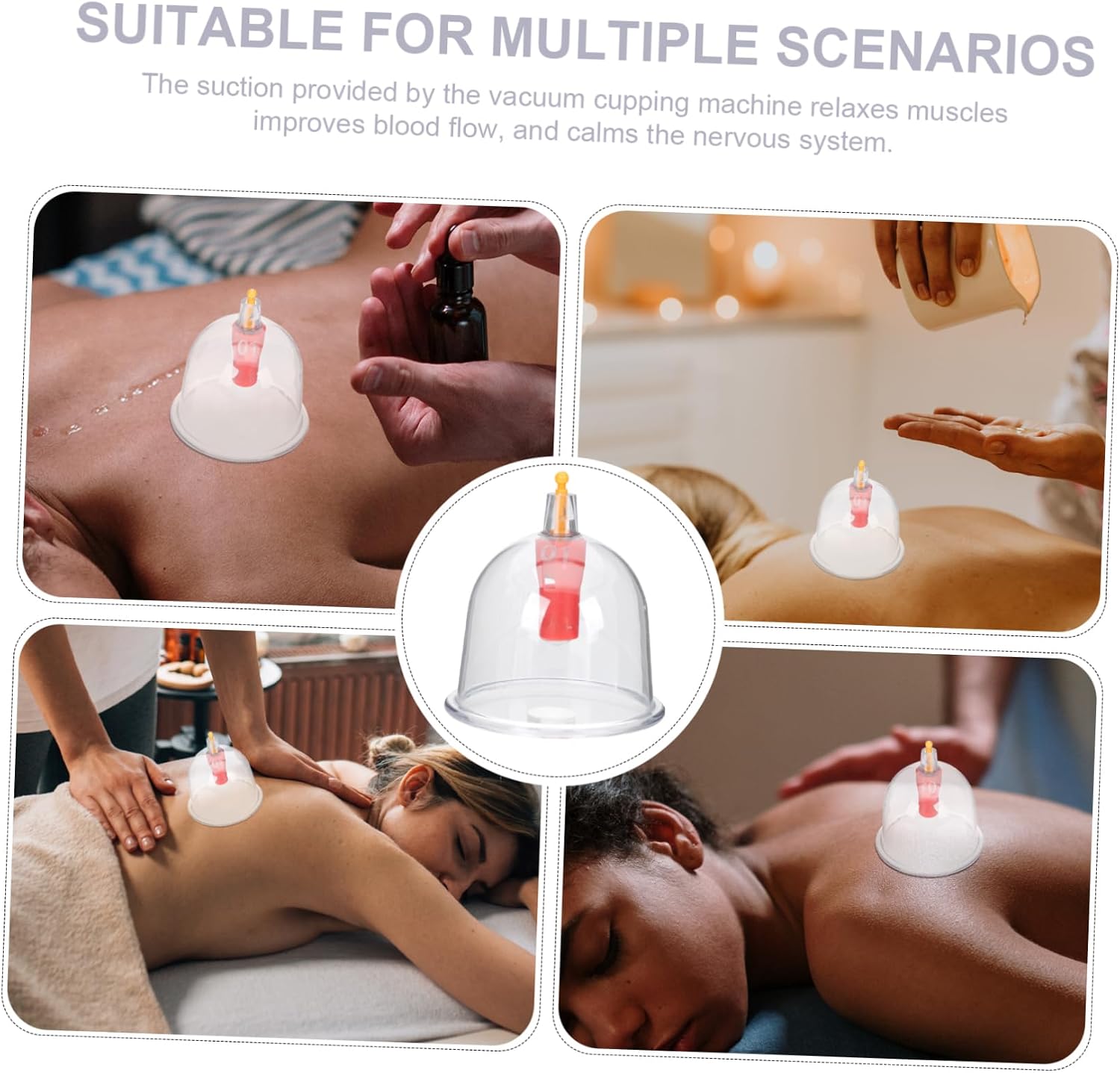 Cupping Massager Face Cupping Set Vacuum Therapy Machine Beauty Tool Home Massage Cup