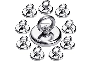 VNDUEEY Strong 100 LBS Pulling Force Magnetic Hook Set