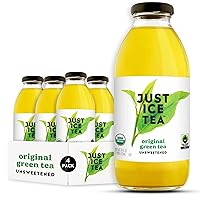 Vista 15 de Just Ice Tea Té helado orgánico, botellas de vidrio de 16 onzas líquidas (té de hierbas de hibisco de bayas, paquete de 12)