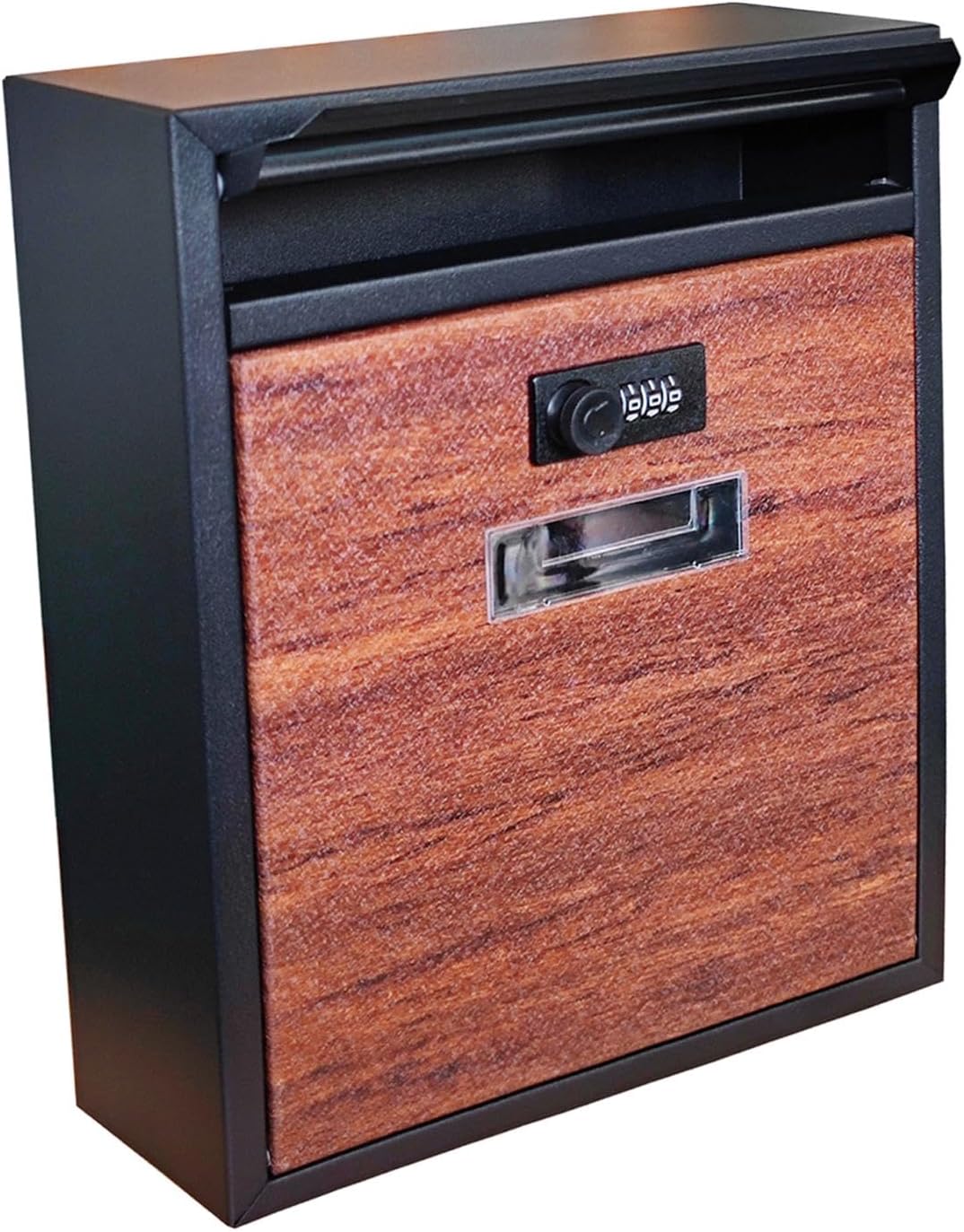 Wall Mount Mailbox W/Code Lock Letterbox for Newspapers Paper Commercial |Home & Garden