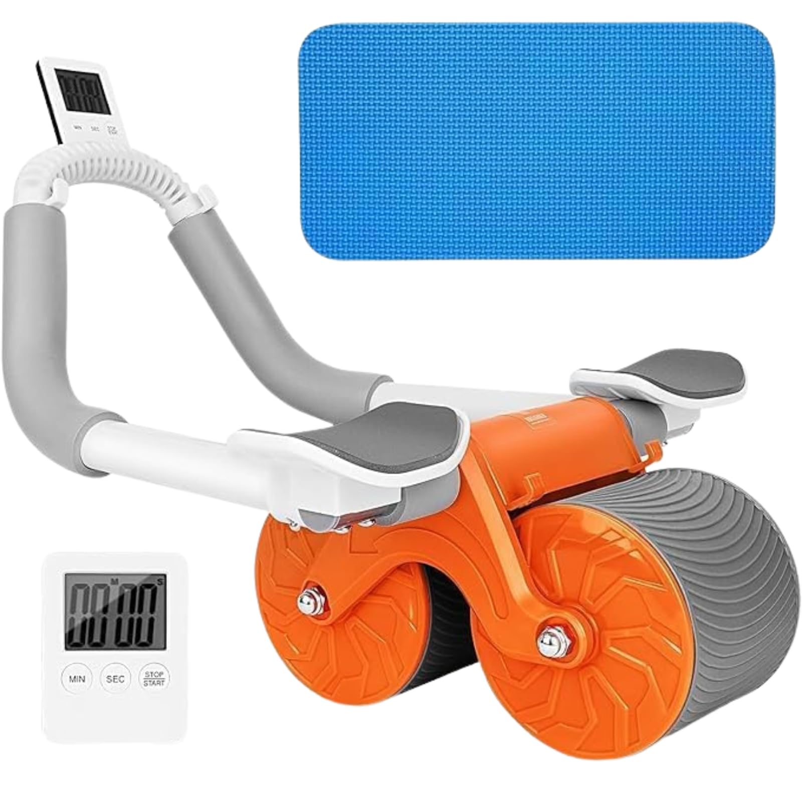Ab Roller Wheel - Automatic Rebound Abdominal Wheel for Core Trainer Workout - Ab Workout Equipment with Elbow Support - Abdominal Exercise Machine and Plank Roller-picture-20