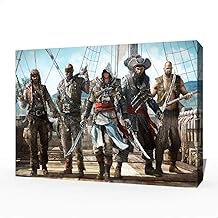 تابلوه مودرن اساسنز كريد - 50x35 سم، متعدد الألوان