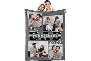 Youltar Personalized Photos Blanket: A Cherished Keepsake for Dads