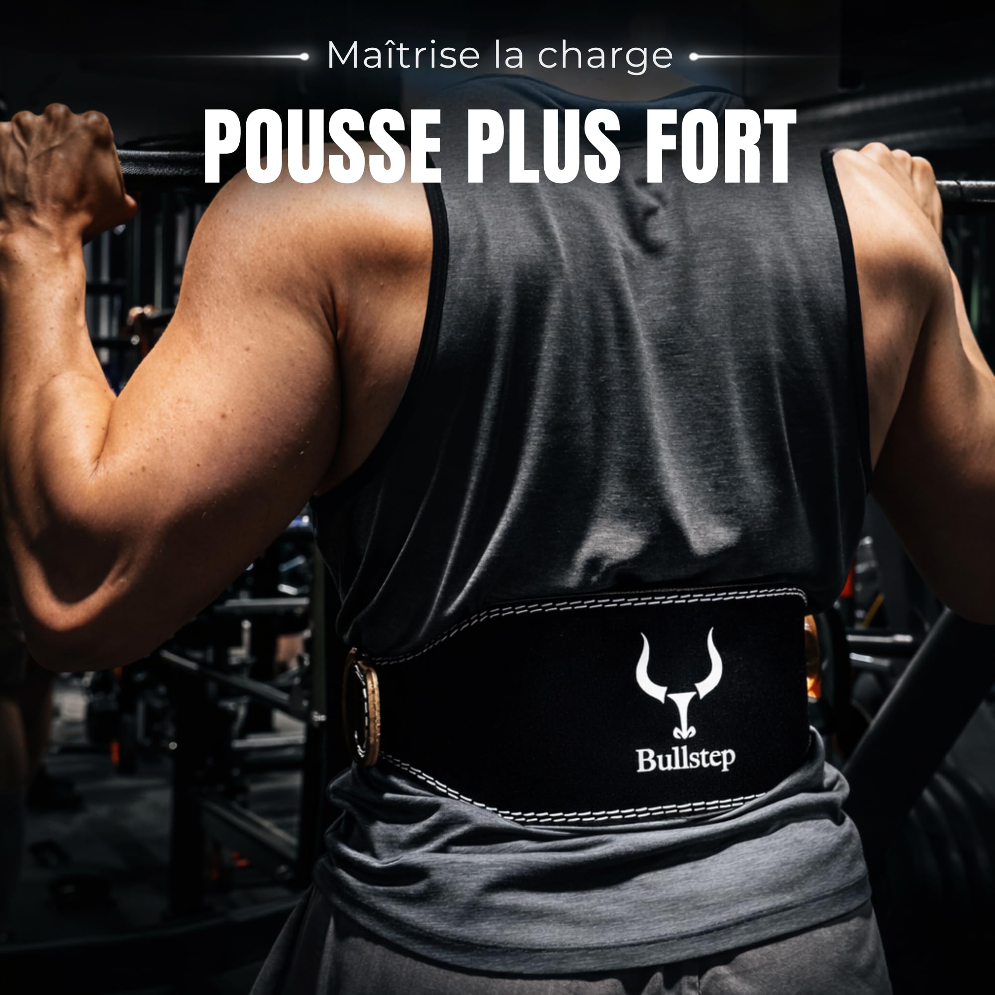 Ceinture Musculation homme femme | Ceinture de Force à levier | Ceinture Lombaire Musculation | Ceinture Haltérophilie pour Bodybuilding Entraînement crossfit Fitness