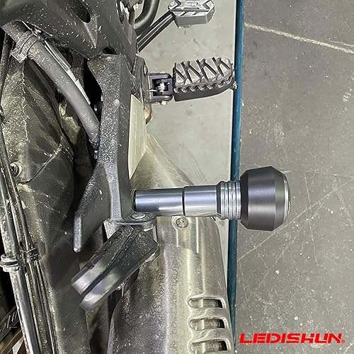 Miniatura 9 de Marco deslizante de escape de motocicleta Protector de choque deslizante compatible con Suzuki Gixxer 250SF250150 GSX250R DL250 GW250 V-Strom250