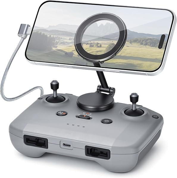 STARTRC Support magnétique réglable pour téléphone portable pour télécommande RC-N1 / N2 / N3, pour Neo, Mini 4 Pro/4K/3/2/2 SE Air 3S/3 - 1