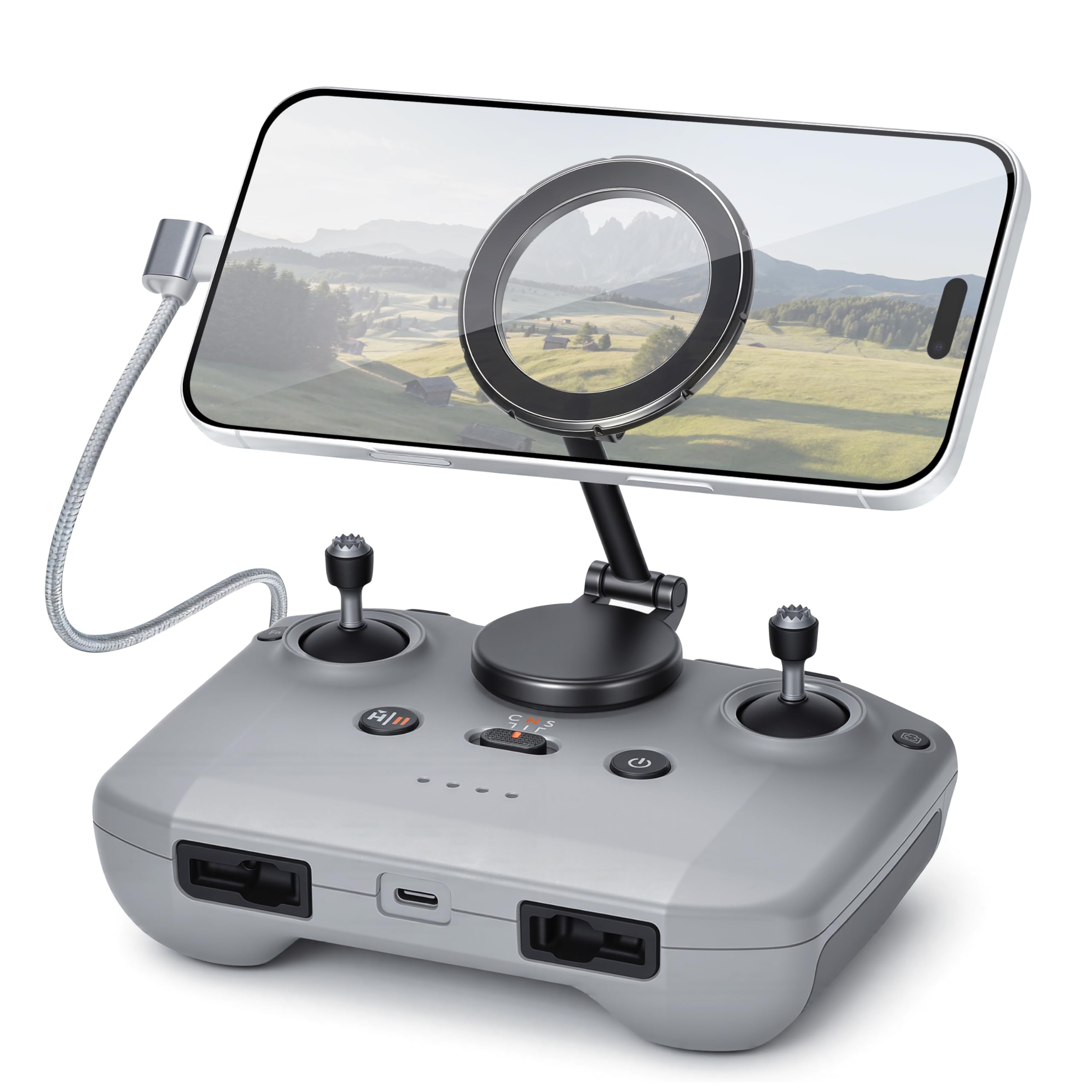 STARTRC Support magnétique réglable pour téléphone portable pour télécommande RC-N1 / N2 / N3, pour Neo, Mini 4 Pro/4K/3/2/2 SE Air 3S/3 - 2