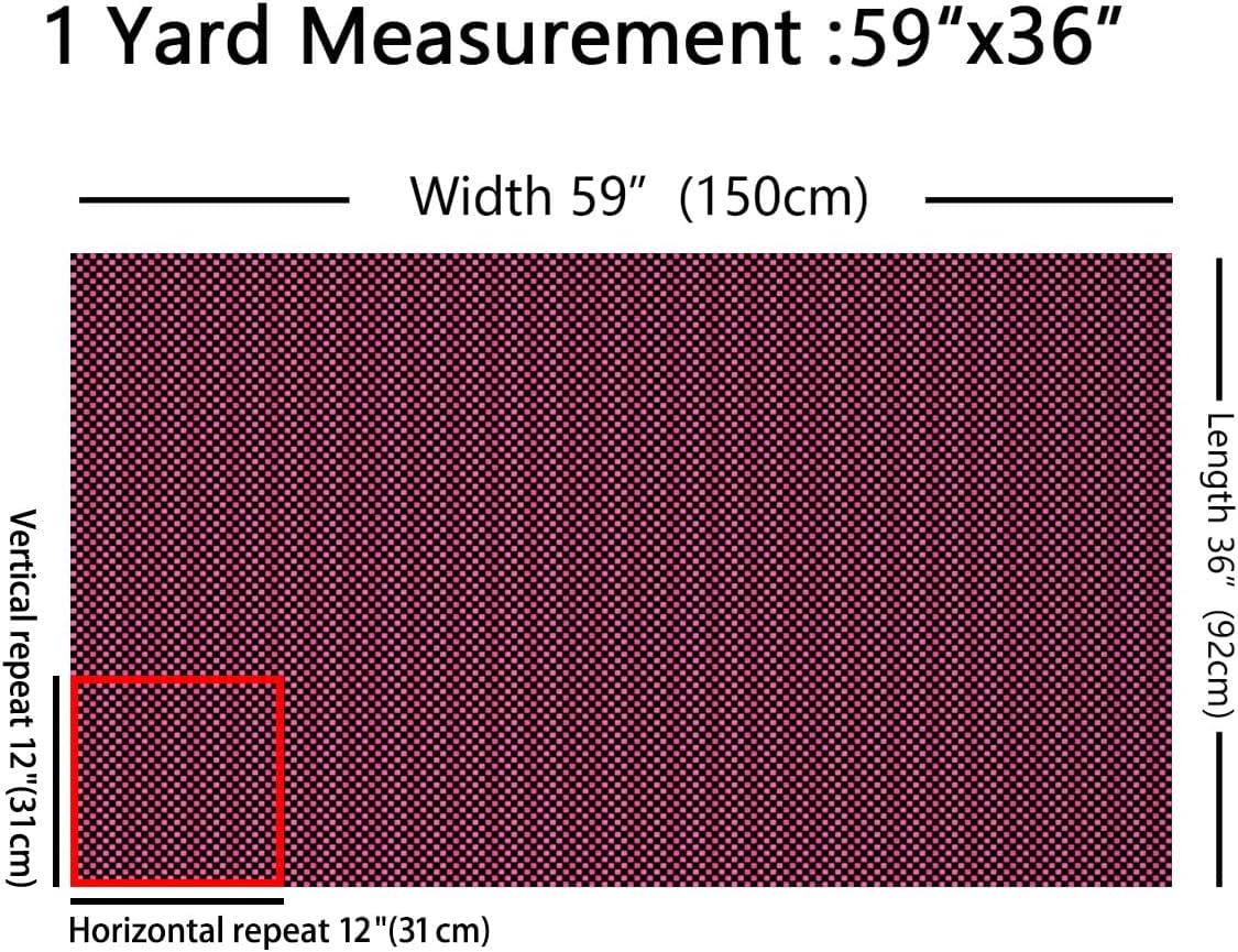 Black Pink Plaid Upholstery Fabric for Chairs Grid Checkered Fabric by The Yard White and Pink Buffalo Grid Checkerboard Waterproof Fabrics Cute Preppy Geometric Outdoor Indoor Decor,2 Yard