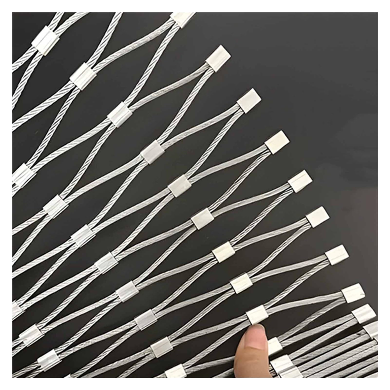 Grillage métallique en acier inoxydable pour architecture et cages durables