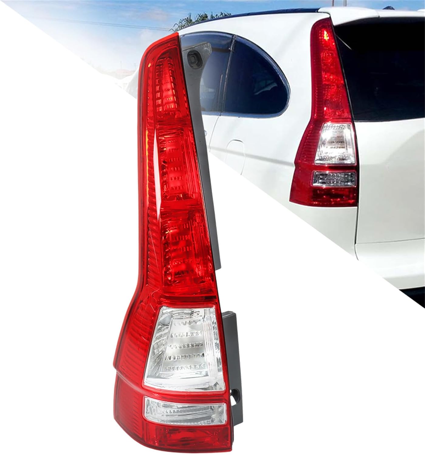 munirater Tail Light Tail Lamp Left Side Assembly Halogen Replacement for CRV 2007-2011