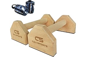 Gymnastic Wood Parallettes Bars | Excellent Calisthenics Push Up Bar That Will...