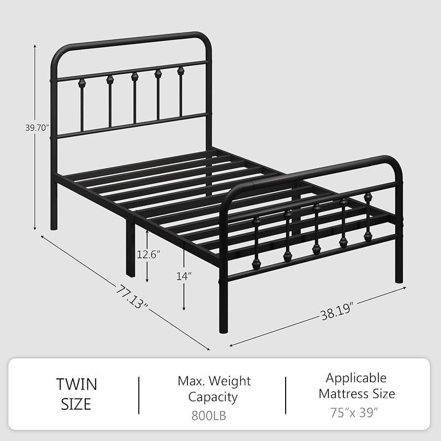 【専用ページ】xxnatsudonxxさま Amazon.com: zunatu Twin Size Metal Platform Bed Frame