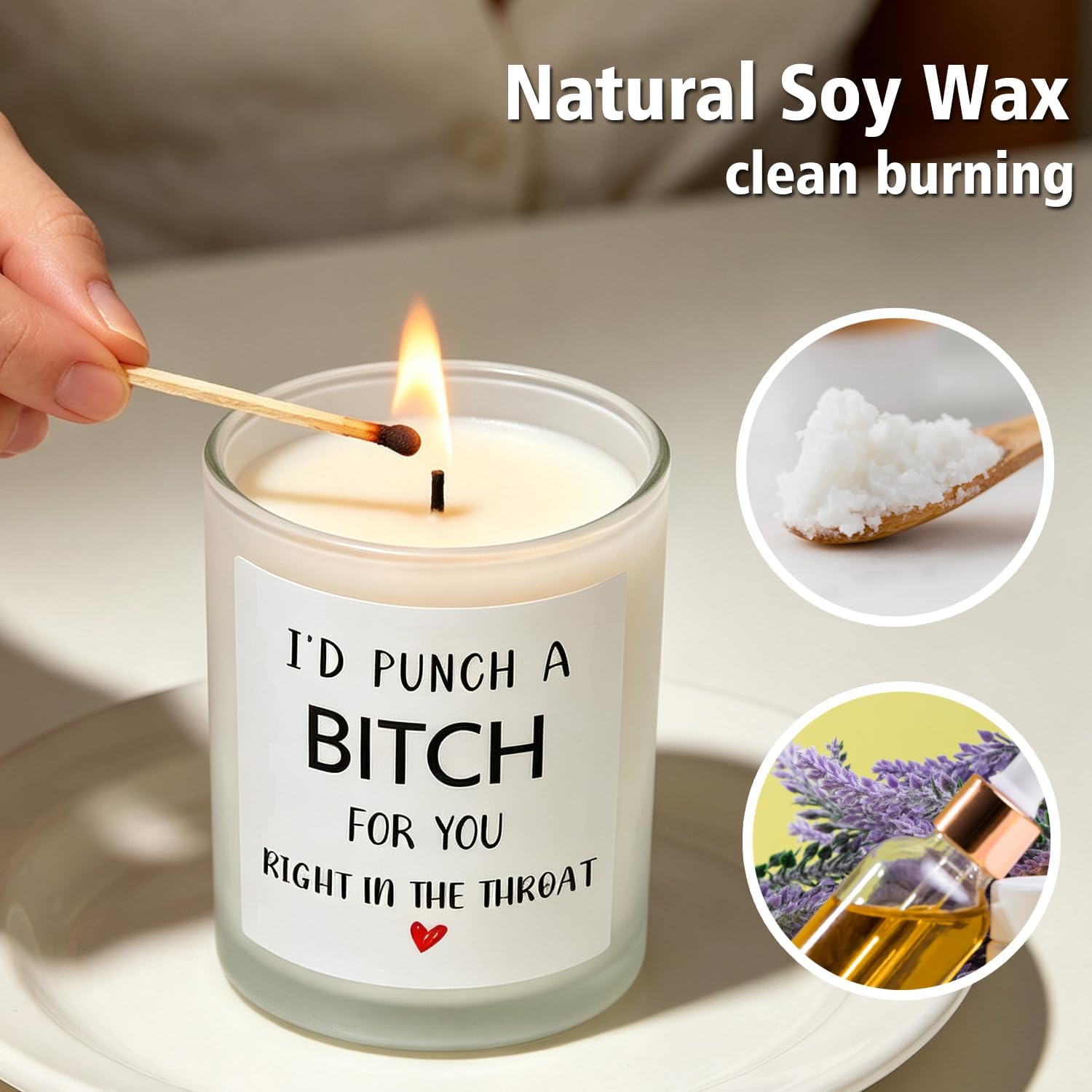 Funny Best Friend Birthday Gifts for Women, Christmas Sister Birthday Gifts for Women from Sister Friendship Candles Gift for Womens Her Bestie Girlfriend Cool Anniversary Adult Gift for Woman