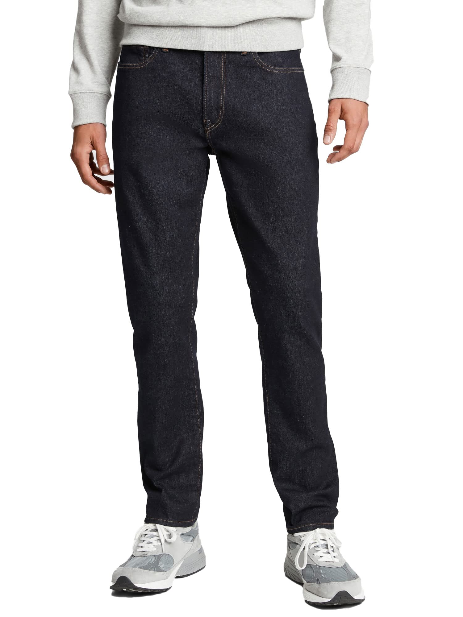 Gap Men's Rinsed Straight Taper Fit Denim Jeans, 34W / 34L