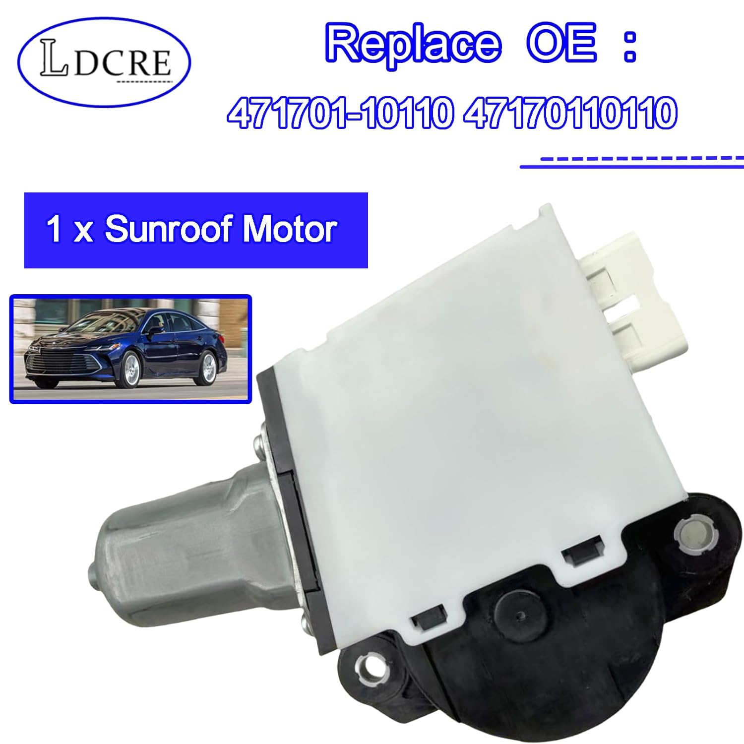 471701-10110 Sunroof Motor Replacement Fit for Toyota Camry Corolla RAV4 Tacoma Avalon 2012-2019, Lexus NX300 IS250 IS300 ES350 2013-2024 | OE 47170110110
